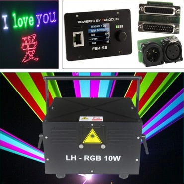 Free Shipping 10W Programmble Integrated Pangolin FB4 RGB Laser