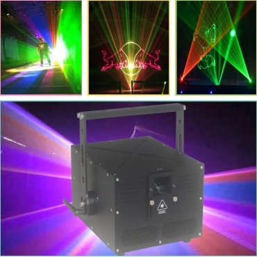 Free Shipping 15W Big Power ILDA Analog RGB SD Card Laser Lights