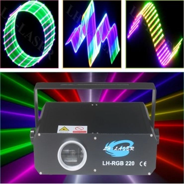 Free Shipping 500mW 2D/3D SD Card RGB Animation Laser