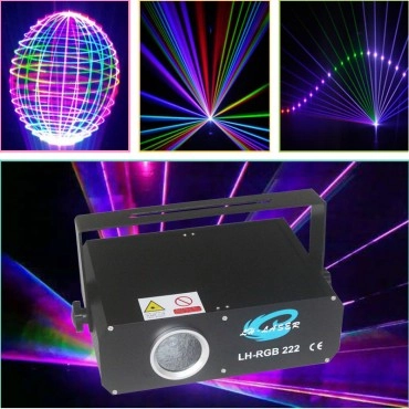 Free Shipping 500mW Analog RGB Stage Laser Lighting Show