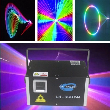 Free Shipping 2500mW dmx512 Analog RGB ILDA Laser