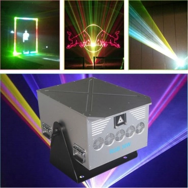 Free Shipping 30W Waterproof  full color Stage Laser for adverting