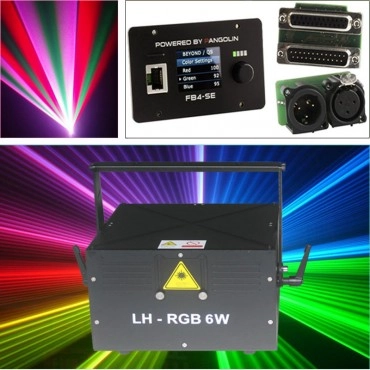 Free Shipping 6W Strobe laser disco christmas lighting Projector
