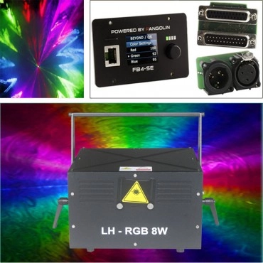 Free Shipping 8W indoor disco wedding party decoration laser light