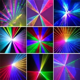 Free Shipping 10W RGB Analog Animations FB4 Laser Light Projector