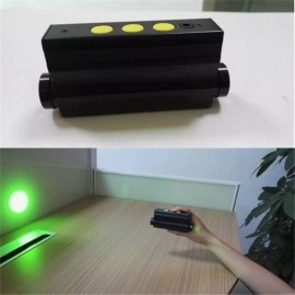 Free Shipping Recharge Dancing Green Double head Laser Sword