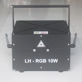 Free Shipping  8-10 Watts DMX512+ILDA SD Card RGB Animation Laser
