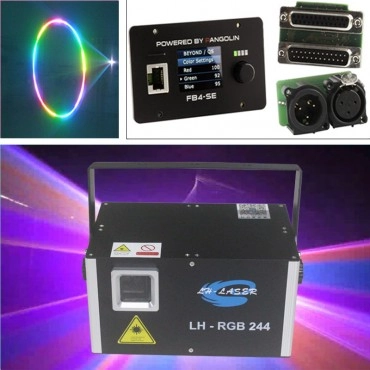 Free Shipping 6W Original Pangolin Controller built-in RGB Disco Laser