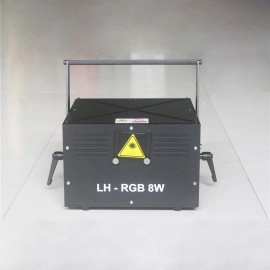 Free Shipping  8-10 Watts DMX512+ILDA SD Card RGB Animation Laser